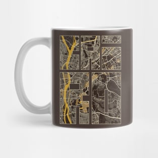 Cairo, Egypt City Map Typography - Pastel Mug